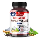 Ultra Kretine Pills | Tinatine Monohidrat Capsules L-Arginine, L Citrulline, BTC | Destek Stamina, Enerji & Kas Büyüme | 180 Capsules