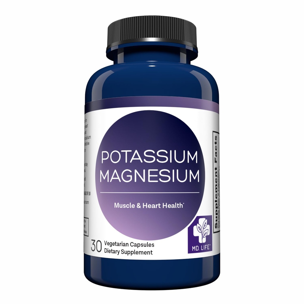 MD. Life P properties Magnezyum Supplement - 120 Capsules - Magnezyum Piyal Supplement - High Abhidr Kompleksi - Vascular Health & Leg Cramp