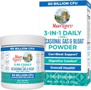MaryRuth Organics 3-in-1 Gas & Bloat Probiyotiks | Normal Digestive Function | Probiyotiks for Women & Men | Prebiyotiks & Postbiyotiks | 60 Milyar C | Raf Stable | 0,5 ozFU | Raf