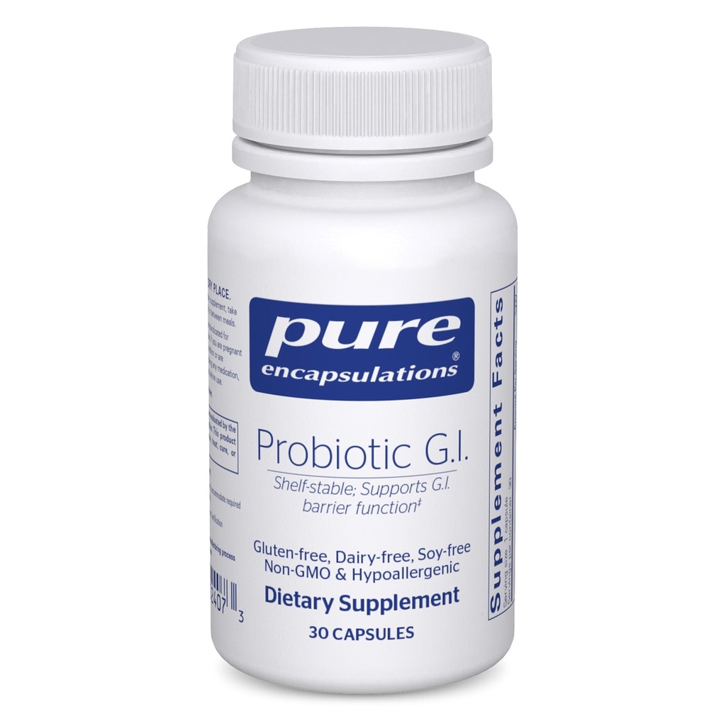 Saf Encapsulations Probiyotik G.I. - Raf Stable Probiyotik for Intestinal Health & Gastrointestinal Support - Lactobacillus & Bifidobacterium - 30 Capsules