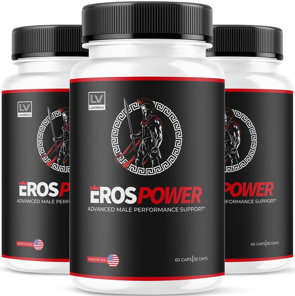 (3 Pack) Eros Power Supplement - Eros Power Supplement For Men, Eros Power, Eros Toz Supplement, ErosPower Advanced Formula, Eros Power Capsules For Men, Eros Power Pills, 180 Capsules For 3 Ay