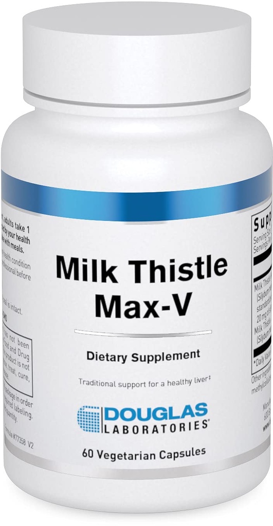 Douglas Laboratuvarlar Süt Butle Max-V | Liver Support için herbal alıntısı | 60 Capsules