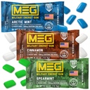 MEG Gum - Askeri Enerji Gum | 100 mg of Caffeine Per Piece - 15 parça Örnek Paketi - Enerji ve Performansa Odaklanmak