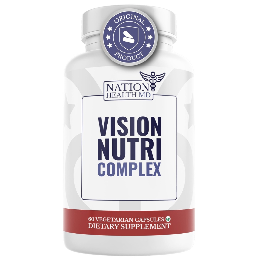 Vizyon Nutri Kompleksi - Lutein, Bilberry - Eye and Vision Health for Men & Women - 60 Capsules