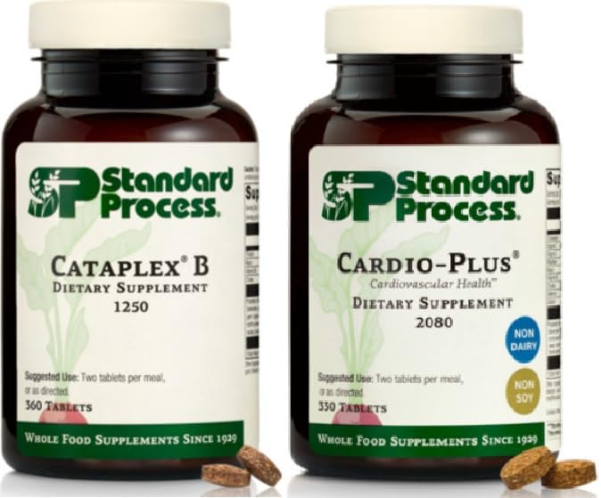 Standart Süreç Kalp ve Metabolism Support Sche - Cataplex B & Cardio-Plus Diyetary Supplement Set - Kalp Circulation & Energy Production Aid Supplements - Cardiovascular Support with Vitamin B B & Cardio-Plus Diyetary Supplement Set - Heart Circulation & Energy Production Aid Supplements - Cardiovascular Support with Vitamin B B