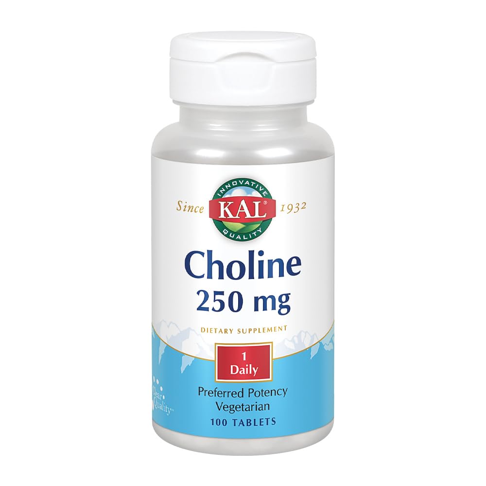 KAL Choline Tabletler, 250 mg, 100 Kont