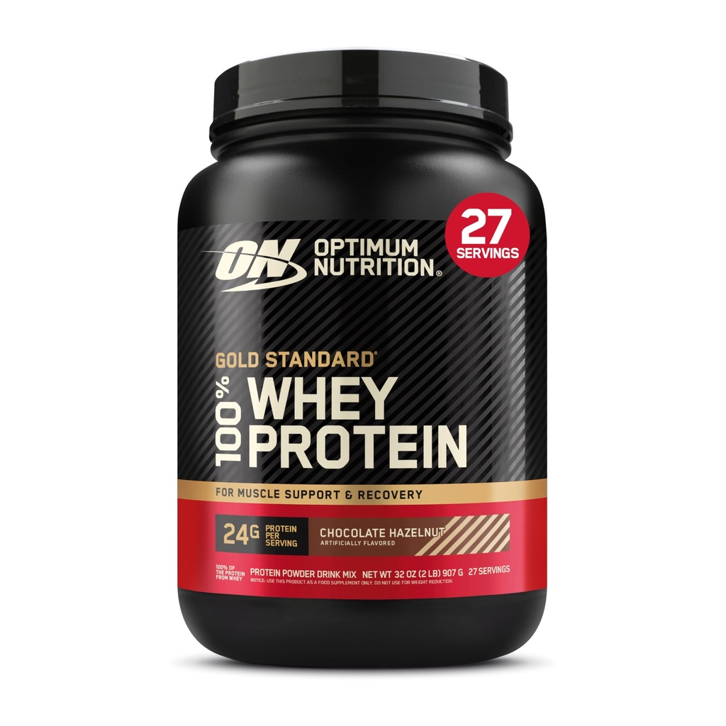 Optimum Beslenme Altın Standardı 100% Whey Protein Toz, Chocolate Hazelnut, 2 Pound (Pazar Mayıs Vary)