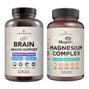 AMANDEAN Premium Beyin & Magnezyum (1994): Yüksek Nisiyon Magnezyum L-Threonate, Glycinate & Malate, USA-Grown Organic Lion's Mane 6:1 Ekstraksiyon ve Alpha-GPC. Bilişsel sağlık, odaklanma ve uyku