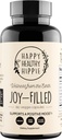 Joy-Filled Mood Support Supplement - 7 Herb Kompleksi w/St. Johns Wort (180 Ct) | Rhodiola Rosea, Eleuthero, Ashwagandha | Stres Yardımı – Calm The Mind & Body | 100% Plant-Based Happy Pills