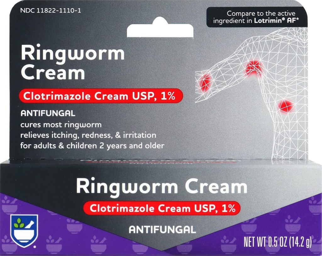 Rite Aid Antifungal Ringworm Clotrimazole Cream, 0,5 oz (15 g) | Antifungal Krem | Jock Itch Tedavisi | Anti Fungal Skin Cream Tedavileri