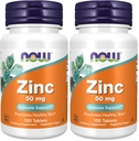 Şimdi Gıdalar Tamamlar, çinko (Zinc Gluconate) 50 mg, Destekler Enzyme Fonksiyonlları*, Immune Support*, 100 Tablet (Pazarlama 2)