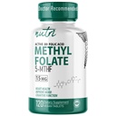 Nutri 5-MTHF L Torchfolate 15MG - 4 Ay Supply, 120 Vegan Tabletler - Medeniyet Tamamı - Bilişsel Fonksiyonlar, Kalp Sağlığı, Prenatal Destek - 3rd Parti Test Edildi - NSF sertifikalı Tesis