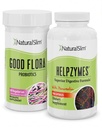 NaturalSlim Digestive Health Sche – Good Flora & Helpzymes - Potent Probiyotikler ve Daha İyi Digestion & Abxia of Food Nutrients | Formulated by Frank Suarez