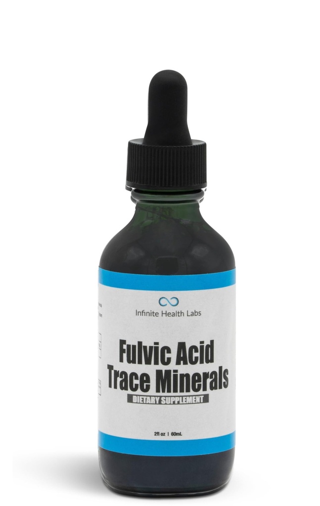 Fulvic Acid Trace Minerals Supplement - 169 Hizmet - Humic Acid Multimineral Elektrolyte Liquid Drops - Bio available Tür