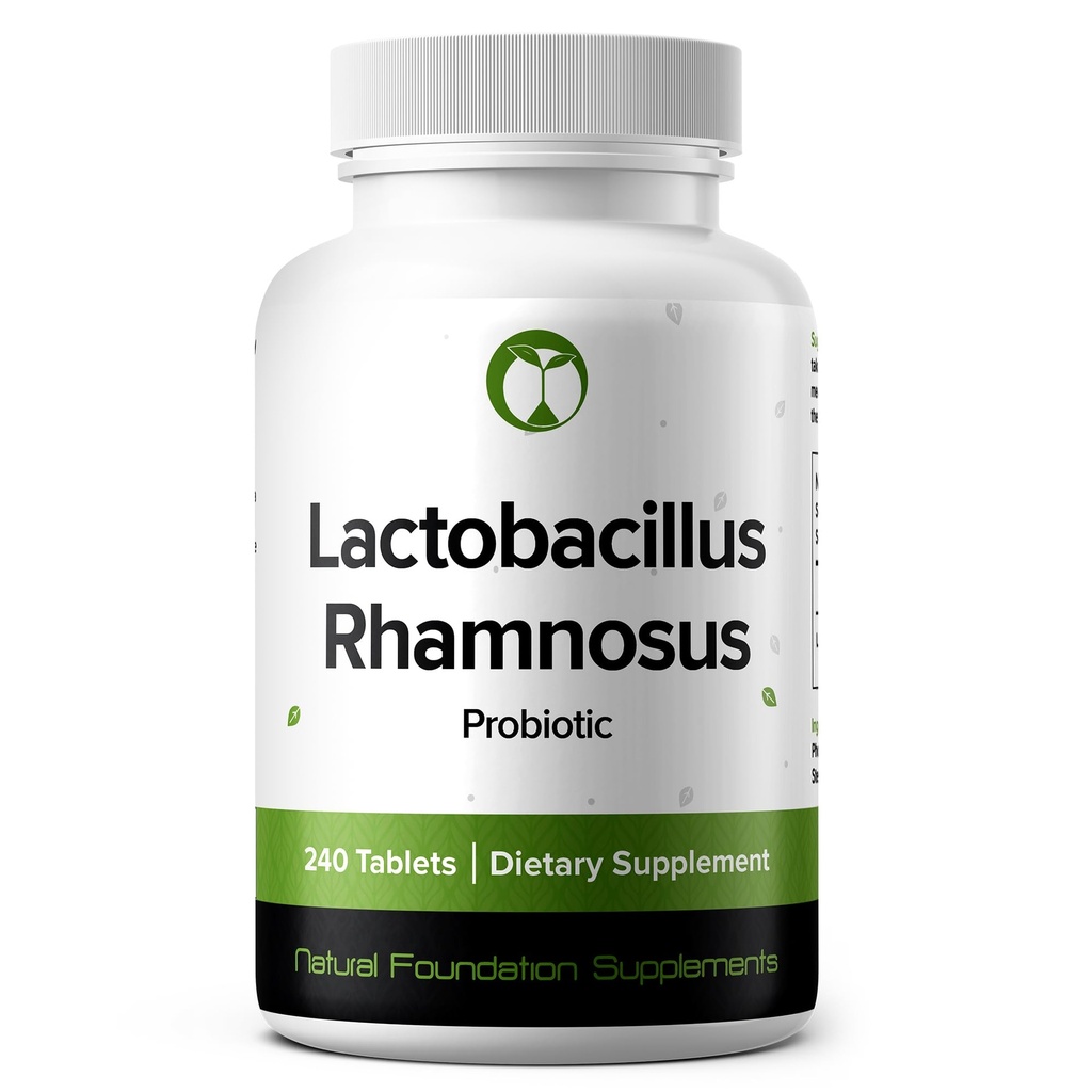 Lactobacillus Rhamnosus Probiyotik Supplement 240 Tablet 3 Milyar CFU Probiyotiks for Men & Women Supports Intestinal Digestive & Gut Health (240, Lactobacillus Rhamnosus)