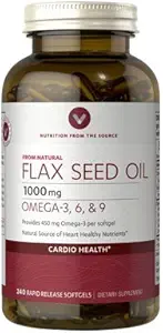 World Flax Tohum Yağı 1000 mg Yumuşakgel 240 Hızlı Yayın softgels