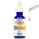 D3 Vitamin K2 Sıvı Ayaklar - Sıvı Vitamin-D3 2000 IU Yetişkinler ve Çocuklar için K2 Supplements ile Geri Dönüş - Sağlıklı Kemikler için VIT D, Kalp ve Immune Health - Vitamin D K2 MK7 Dropper 1 Oz