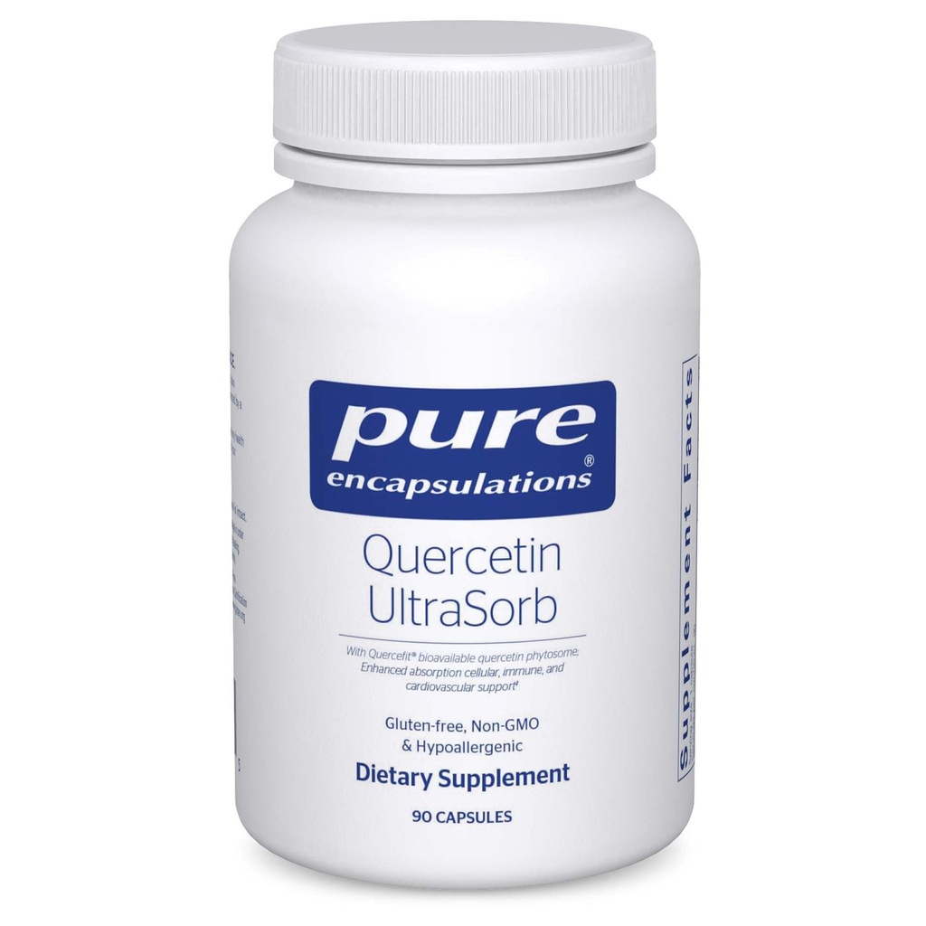 Saf Encapsulations Quercetin UltraSorb | Geliştirilmiş-Abplastik Hücreler, Immune ve Cardiovascular Destek | 90 Capsules