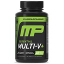 Kas Pharm Essentials Multi-V+, The Athlete's Multi-Vitamin, Geliştirilmiş Enerji, Performans ve Immune Health, Daily Multivitamin for Men & Women with Minerals Plus Probiyotiks, 90 Tablet, 30 Hizmet