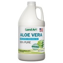 Land Art - Organik Aloe Vera İçilebilir Gel Kalp ve Asit Reflux Yardımı - 99.7% Saf - Soğuk-Processed - Digestive Health - Soothing and Natural - Vegan & Gluten-Free - 64 fl oz