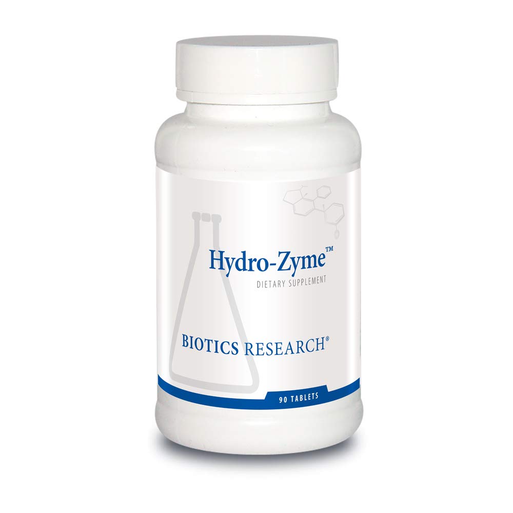 Biotics Araştırma Hidro-Zyme Digestive Support, Contains Betaine,, Supports Health Gastrik pH 90 Tabletler