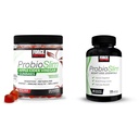 Kuvvet Faktörü ProbioSlim Apple Cider Vinegar Gummies with Lacto Adsensee Probiyotiks, 120 Kont & ProbioSlim Kilo Kaybı Temel Günlük Digestive Health Probiyotik, 120 Capsules