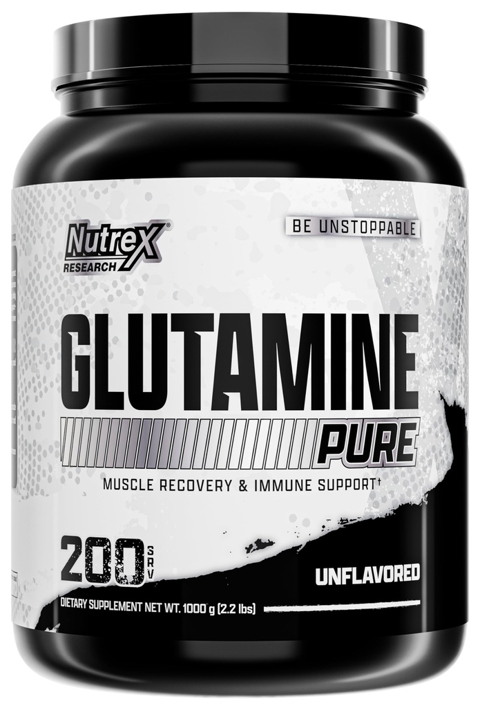 Nutrex Research L-Glutamine Toz - 200 Hizmet - Pure Unflavored, Non-GMO & Gluten Free
