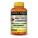 MASON NATURAL Süt Butle/Cranberry Liver & Kidney Cleanser - Sağlıklı Canlı ve Kidney Fonksiyonlar, Temiz ve Detox, 60 Capsules