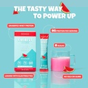 Everest Essential, Kid'in Clear Whey Protein Tozu (Watermelon, 10 Packets) Çocuklar için Mix, Çocuklar için Elektrolytes, 8g Protein Per Hizmeti, GMO, Zero Eklenmiş Şeker