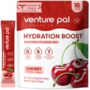 Venture Pal Sugar Free Electrolyte Toz Paketleri - Sıvı Günlük IV Hızlı Hydration & Parti Recovery için Mix | 5 Vitamin & 7 Elektrolytes / Keto Friendly | Non-GMO | sertifikalı Vegan | 16 Sticks
