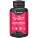 Naturalis Vegan Full Specrum Omega-3 ile Prenatal | Algae DHA, EPA, DPA, D3 & Active Folic L 5-MT | Vegan Society sertifikalı, Sustainable Sourced, Non-GMO & Soy Free | 120 Veggie Softgels