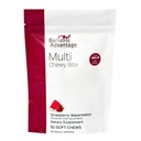 Bariatric Advantage Multi Chewy Bite - Soft Chew Multivitamin for Bariatric Surgery Patients - Chewable Multivitamin with Folic Acid, Vitamin D3 & More - Strawberry Watermelon Flavor - 60 Count