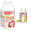 Jarrow Formulas QH-Absorb 100 mg Max Abvitamin - CoQ10 Ubiquinol & Vitamin D3 62.5 mcg (2.500 IU) - 100 Hizmet (Softgels)