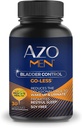 AZO Men Bladder Control, Daily Bladder Destek Özellikle Erkekler için Tasarlanmış Yardımlar Sağlıklı Suç Kontrolü Korumaya ve Occasional Urgency*'yi Azaltır, Prostate Health*, 30 CT