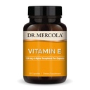 Dr. Mercola Vitamin E - Sağlıklı Cilt ve Antioksi Durumlarını Destekler - Tocopherols and Tocotrienols Blend - Non-GMO, Gluten-Free & Soy-Free - 30 Capsules (30 hizmet)
