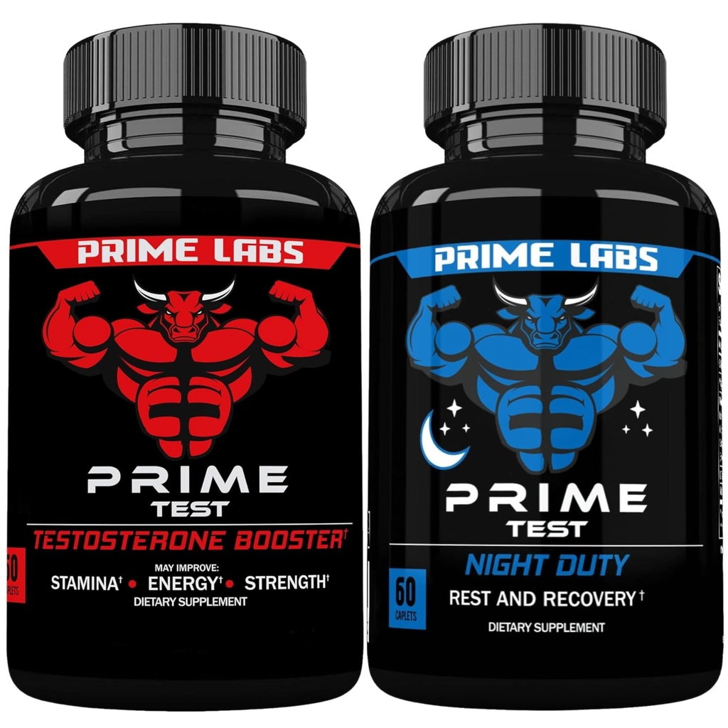 Prime Labs Prime Test testosteron ATM + Night Duty Sleep Supplement