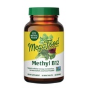 MegaFood Me12 - Vegan - Metil Folate, Vitamin B12 & B6 - Destek Hücreleri Enerji Üretimi, Nervous System Health & Cardiovascular Function - 60 Tabletler