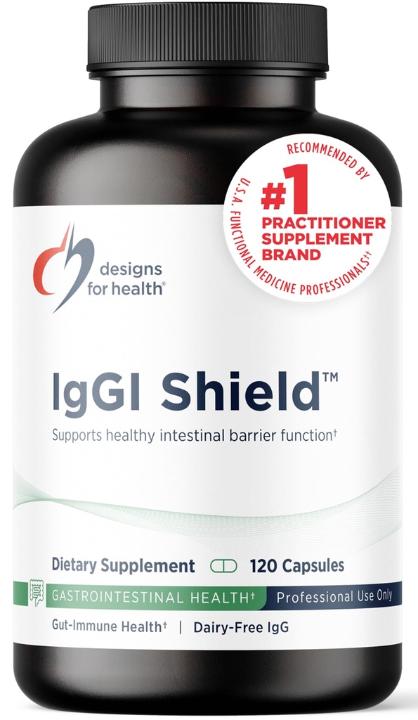 Sağlık IgGI Shield için tasarımlar - Gut Health & Immune Support Toz with Dairy-Free ImmunoLin Immunoglobulin and NAG - Help Bind & Take Toxins and Fortify the Intestinal Barrier (120 Capsules)