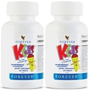 Sonsuz Yaşam - Çocuklar Kolay Çokvitamin - Sağlıklı Büyüme ve Kalkınma için Grape Flavor - Yapay Flavors - 120 Tablet (Pack of 2)