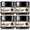Shilajit Pure Himalayan Organik Shilajit Giyim - 600 mg En Fazla Potency Natural Organic Shilajit Wear with 85+ Trace Minerals & Fulvic Acid for Energy, Immune Support, 30 Grams (4 Pack)