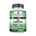 American Standard Supplements St. John's Wort 1800mg Per Black Pepper Fruit Extract - Vegan, Gluten Free, Non-GMO, 120 Capsules, 40 Hizmetler