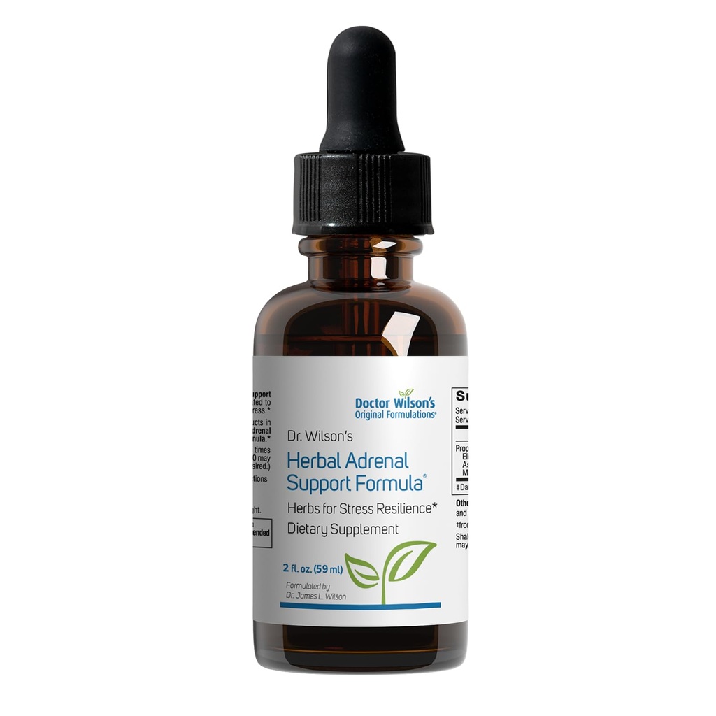 Dr. Wilson'un Herbal Adrenal Destek Formula, Günlük kullanımlar, Uyku ve Enerji Desteği 2 Ounces