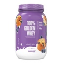 Maxler% 100 Golden Whey proteini - Servis başına protein 24g - Pre Post Workout için Premium Whey Protein Tozu - Hızlı Nisorbing Whey Temp, Isolate & Hydrolysate Mix - Blueberry Muffin 2 lb