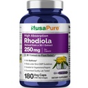 NusaPure Rhodiola Rosea 7,500 mg 180 Veggie Capsules (Non-GMO, 30:1, Vegan & Gluten-Free) Bioperine