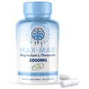 Max-Mag Magnezyum L-Threonate Supplement - MaxLife Naturals tarafından yapılan 105 Capsules D3 ve K2 ile Uyku, Mood & Brain Magnezyum L Threonate Capsules Beslenmesi MaxLife Naturals
