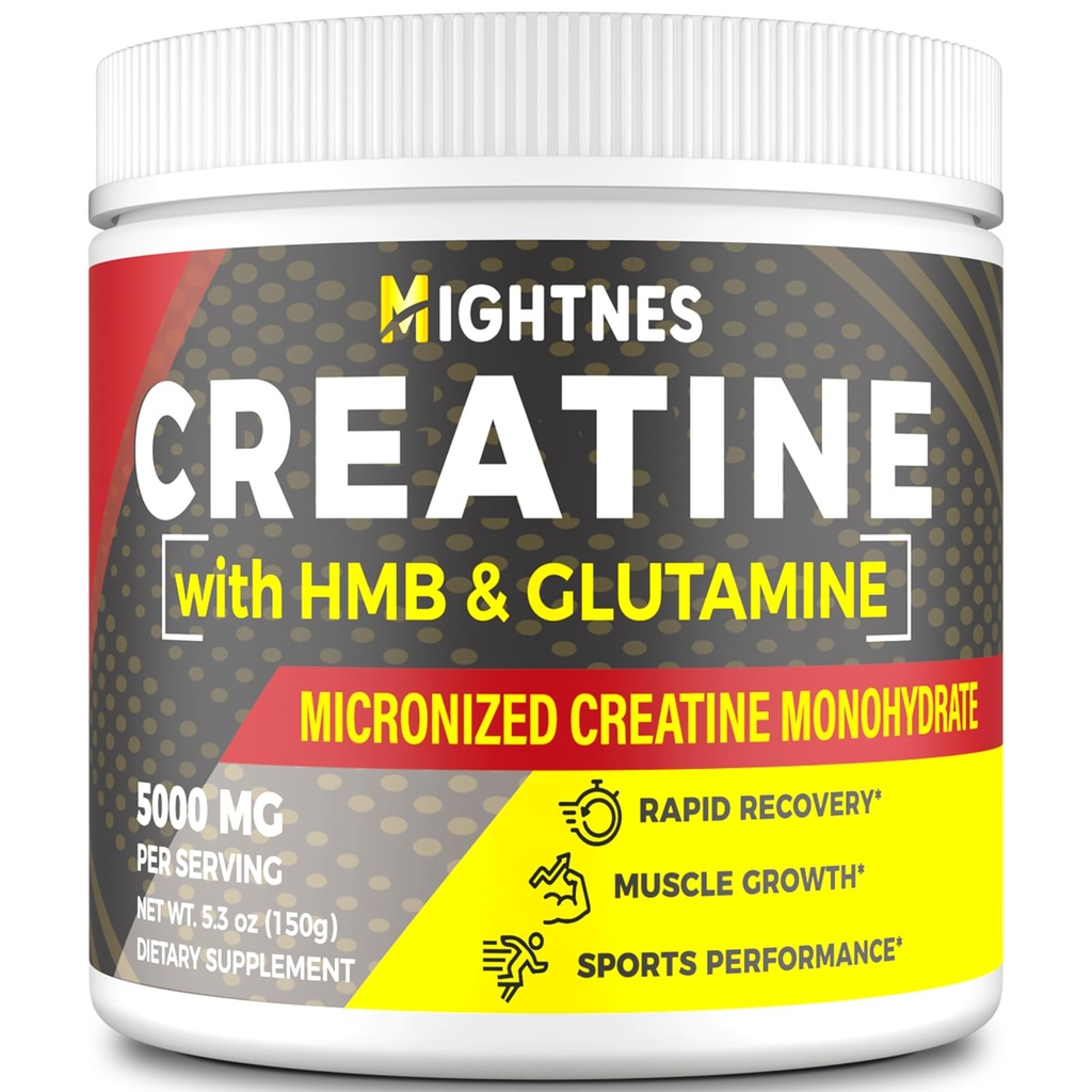 Tinatine HMB, Men & Women için Kretin Tozu, Kas Büyüme ve Kurtarma için Mikronizedtine Monohidrat, Performans, Kretamin HMB, Gluten Free, 30 Hizmetler