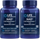 Hayat NAD+ Hücre Regenerator ve Resveratrol Elite, NIAGEN nicotinamid riboside, Trans-resveratrol, quercetin, Fisetin, Longevity, Energy, and oxidative Stress, 30 Vegetarian Capsule