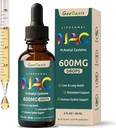 Liposomal Liquid NAC Supplement N-Acetyl Cysteine Drops, N Acetyl Cysteine 600 mg with Quercetin & Zinc for Adults & Kids, Liver & Lung Support, Antioxidant, Immune & Skin Health, 2 Fl Oz