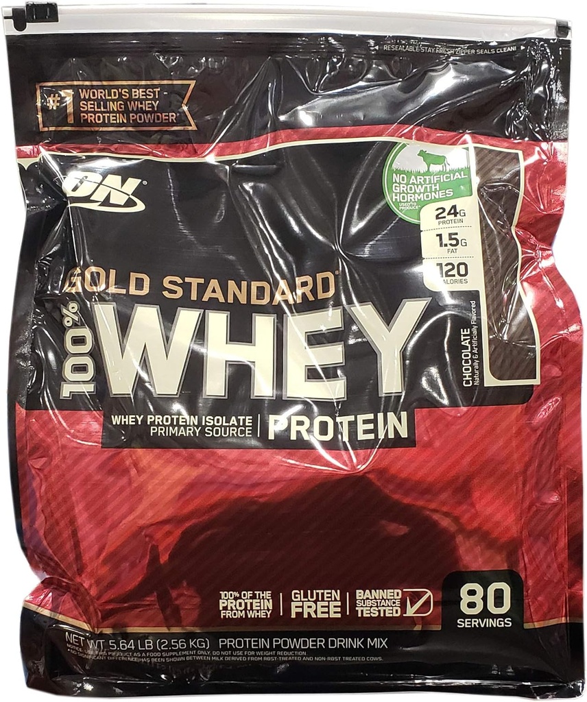 En İyi Beslenme 100 % Whey Chocolate Gold Standrad, 5.64 Pound