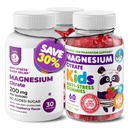 DR. MORITZ Magnezyum Sche - Yetişkinler için Gummies (200 mg, 30 Count) ve Magnezyum Gummies (60 Kont, 2 Pack) - Sugar-Free